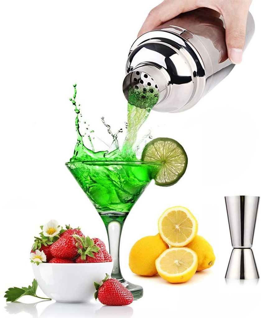 6PCS Cocktail Shaker Set Edelstahl Bartender Kaufland.de