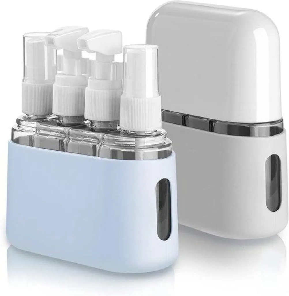 Ensemble de flacons de voyage 50ml en plastique pour avion et cabine