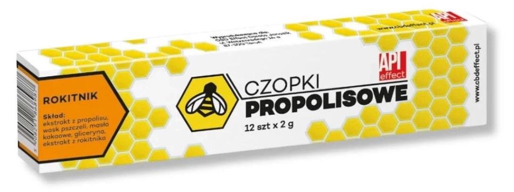Lindernde Propolis-Zäpfchen mit Sanddorn – natürliche Produktbild 