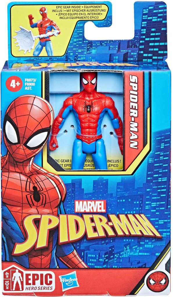 Spider-Man 4 Zoll Figur Spider-Man Classic Rot Blau Produktbild 