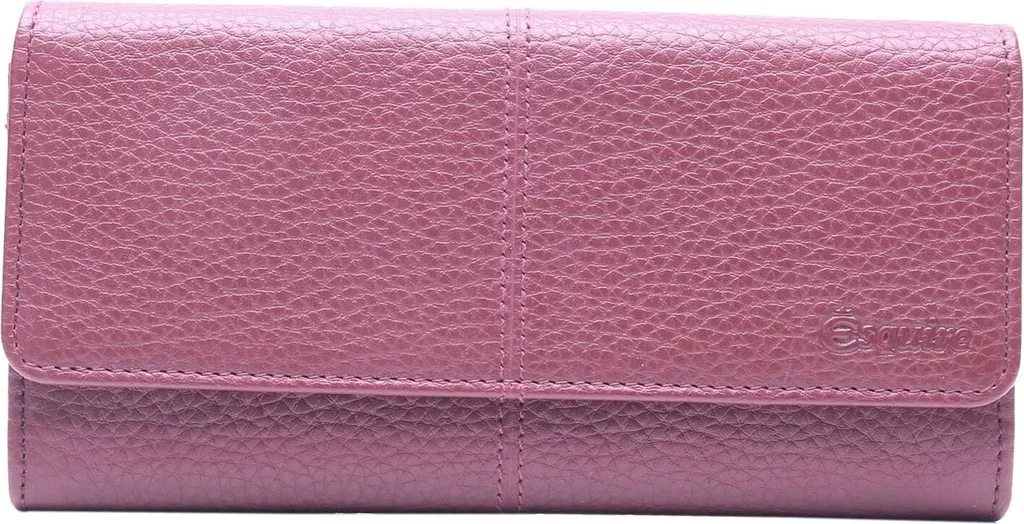 Portafoglio Donna Esquire Verona Rosso Scuro Pelle RFID Regalo