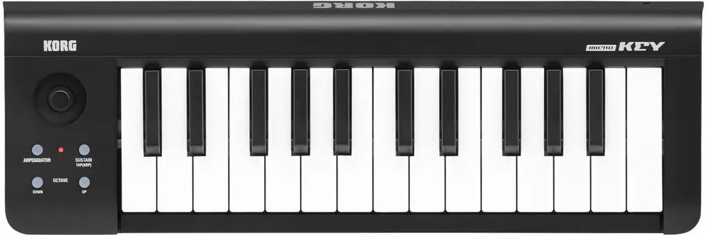 Clavier MIDI USB 25 Touches Korg microKEY-25 pour Home Studio Noir