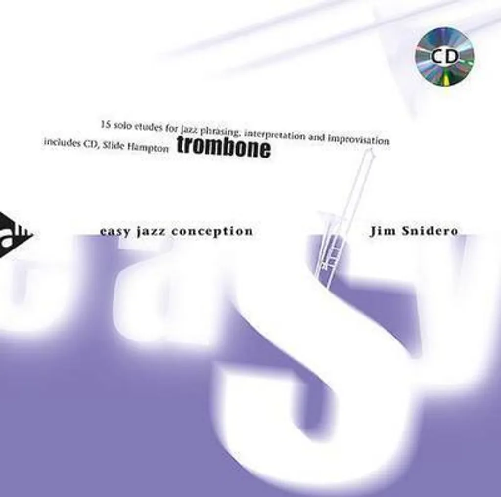 Jouer le phrasé jazz au trombone facilement avec le livre CD Snidero