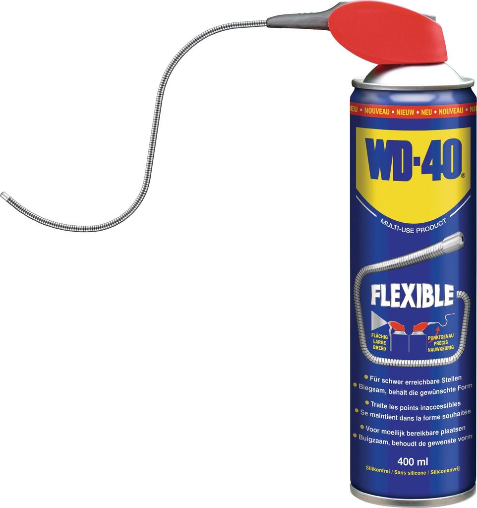 WD-40 olio multifunzionale 400 ml testa a spruzzo Flexi Immagine del prodotto 
