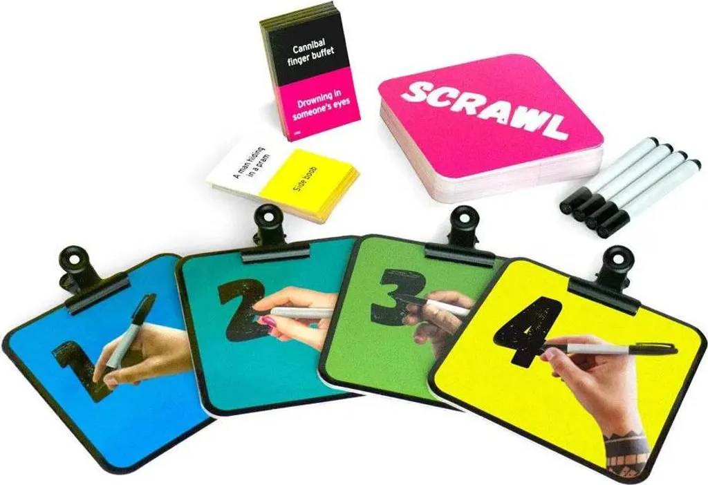 Mercurio Scrawl Jeu de Société Jaune Version Standard One Size