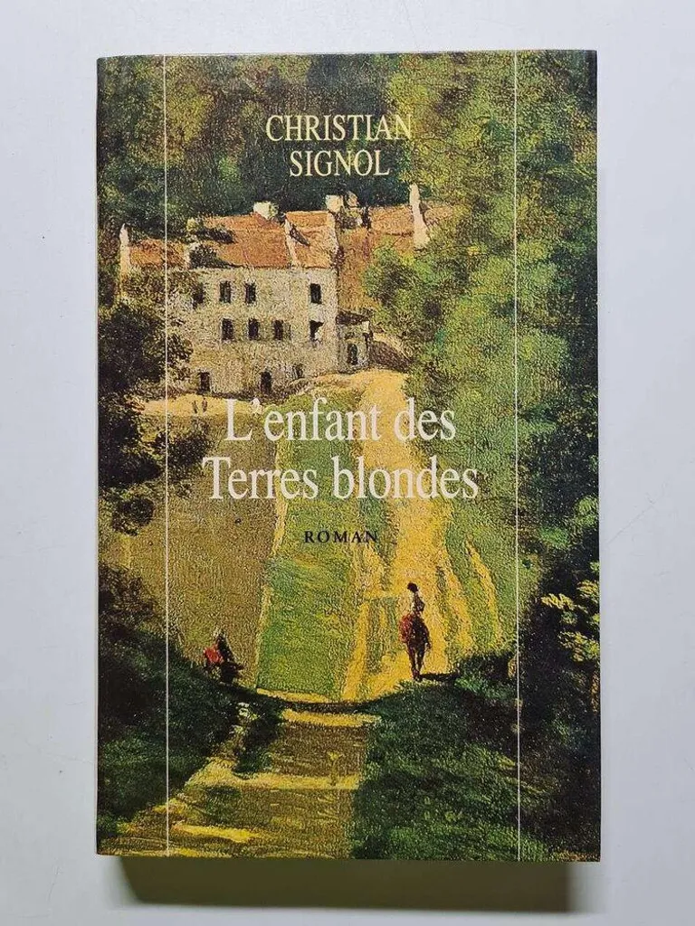 Roman de terroir L'enfant des Terres blondes avec reliure cousue