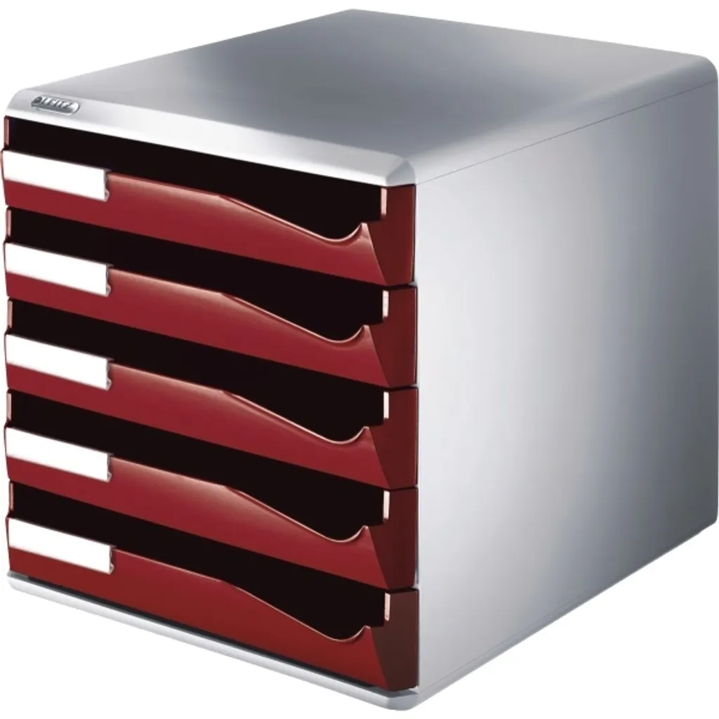 Module de rangement Leitz Post-Set 5 tiroirs bicolore robuste et stable