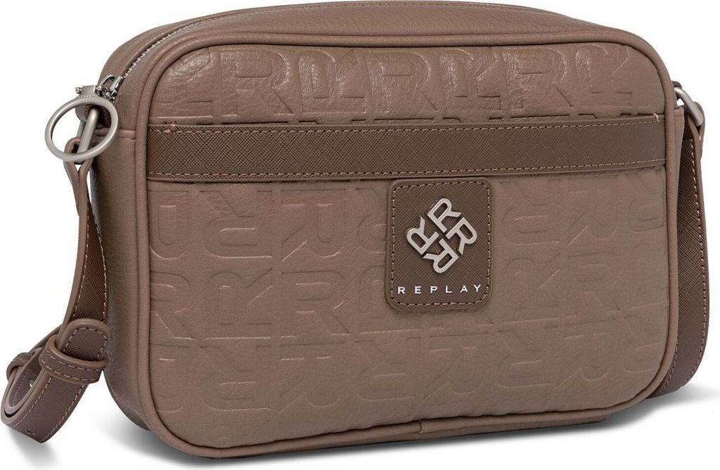 REPLAY Umhängetasche Crossbody Bag Brown Iroko braun