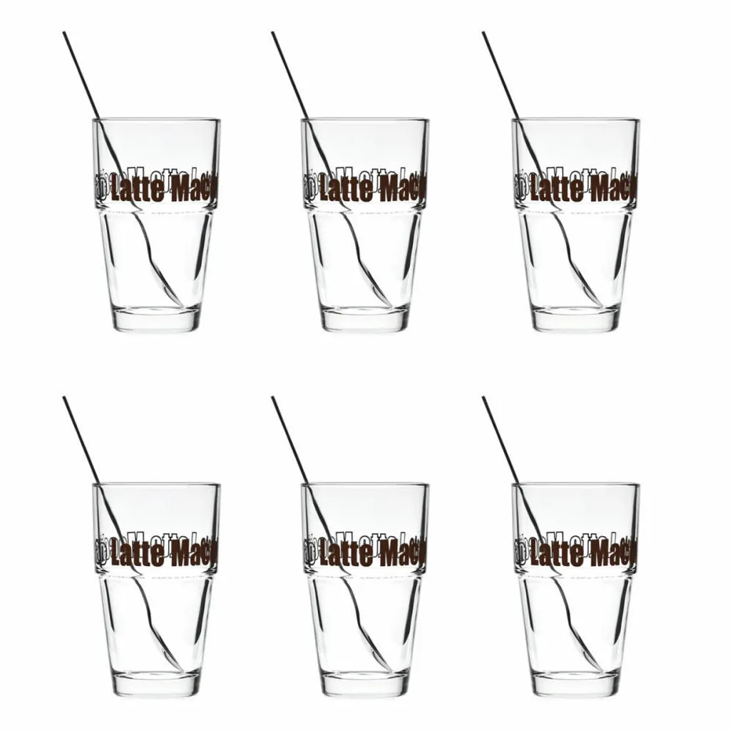Leonardo Napoli 024203 - Set di 1 tazze da caffè per latte macchiato, lavabili in lavastoviglie, con manico, adatti al microonde, 380 ml, 1 pezzo