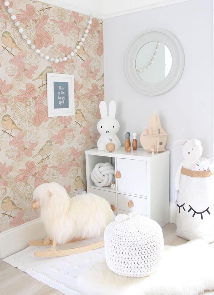 Coloray Fototapete 250x104 cm An Einer Wand Latex Latextapete - Beige Vögel Licht.