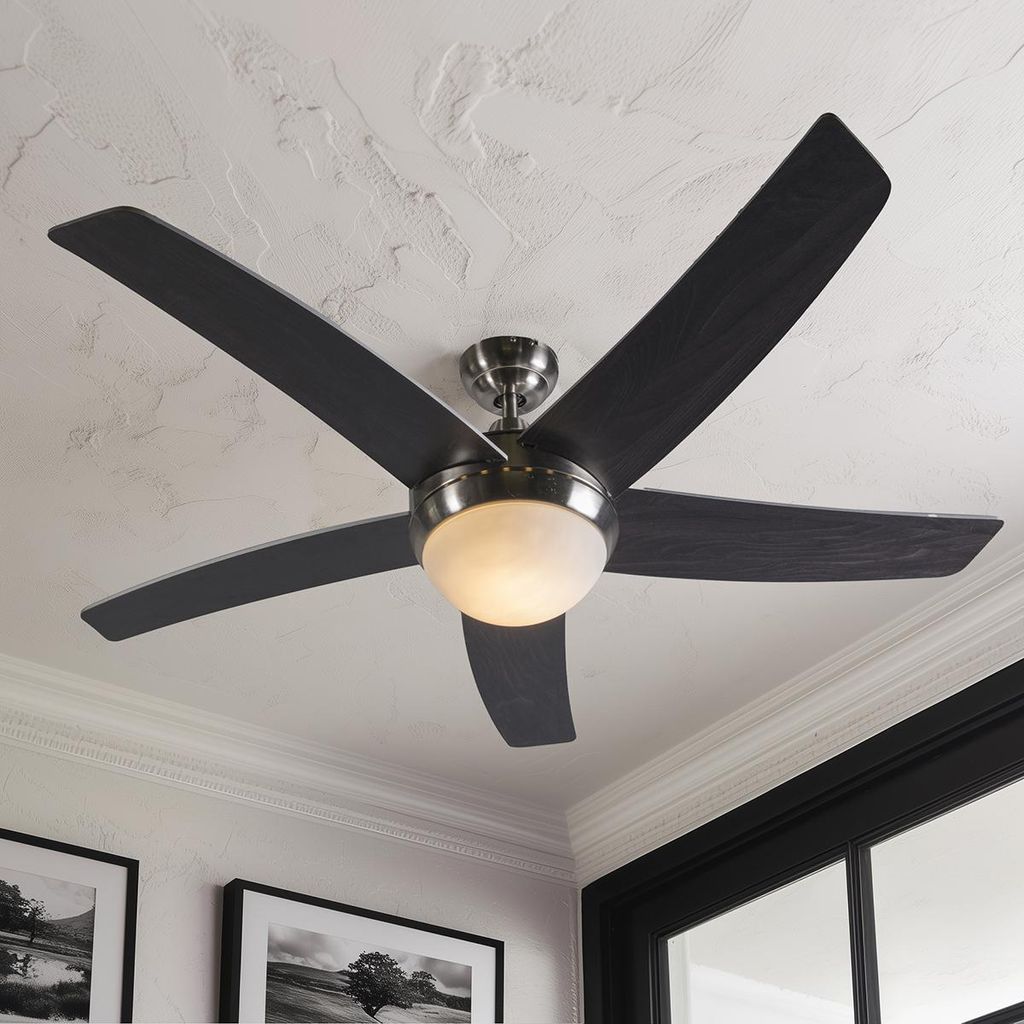 QAZQA - Design Deckenventilator mit beleuchtung und Produktbild 