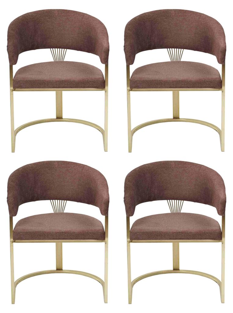 Design Lehn Garnitur Sessel Komplett Modernes Set Neu 4x Stühle Stuhl Polster