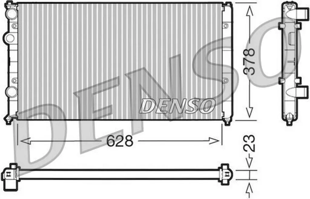 Radiateur Moteur pour VW Passat et Caddy II - Solution Refroidissement OE