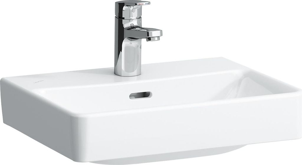 LAUFEN PRO S Handwaschbecken, 1 Hahnloch, ohne Überlauf, 450x340mm, H8159614001561