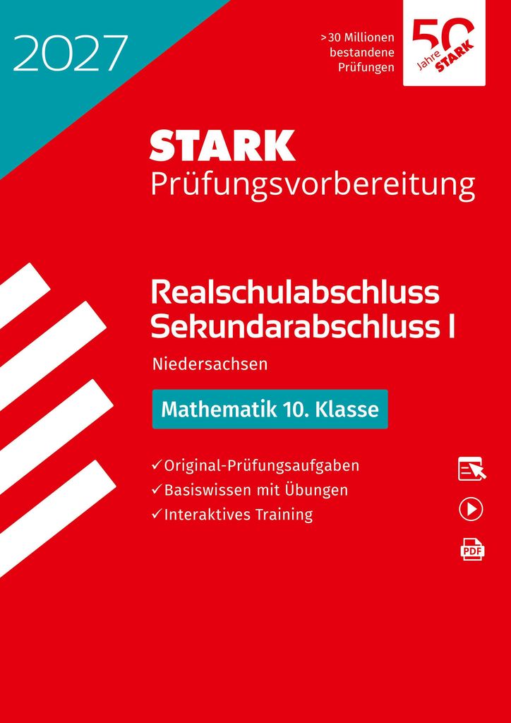STARK Mathematik - Realschulabschluss 2027 Niedersachsen - Produktbild 