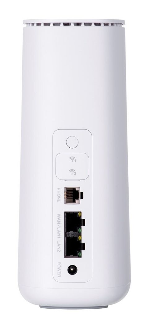 The back of a white ZTE MF289F router is shown against a white background.