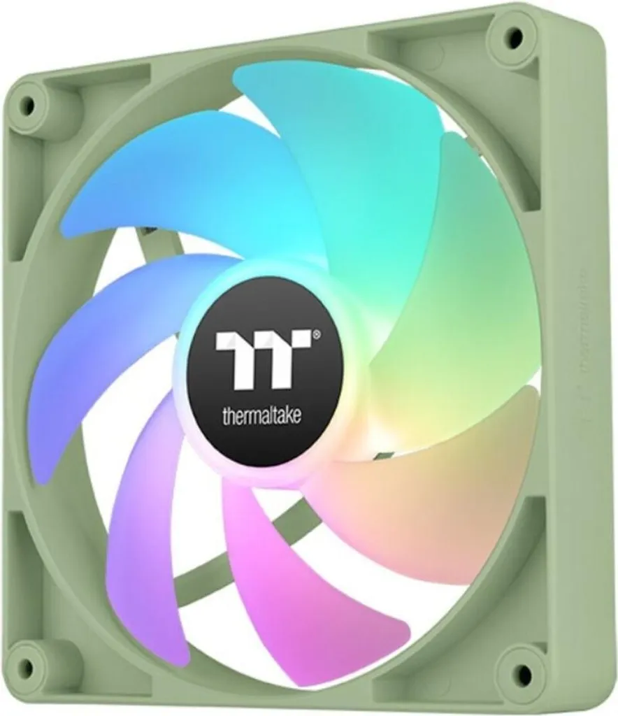 Thermaltake CT120 ARGB Sync Matcha Green - Kit 2 Ventole Gaming 120mm