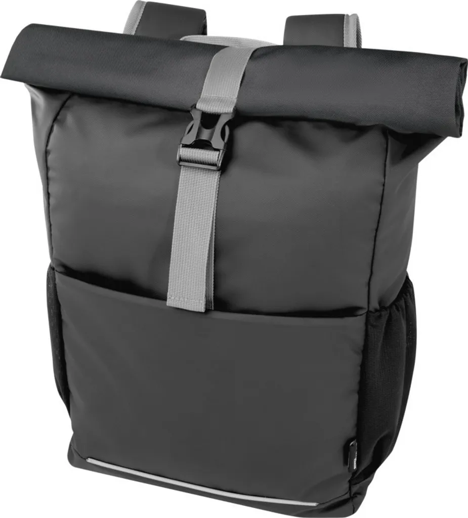 Sacoche vélo anti-pluie Aqua 20L Roll Top Noir : fini le sac mouillé