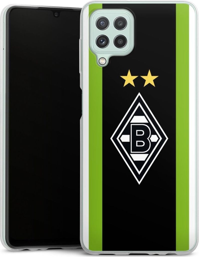 DeinDesign Slim Hülle für Samsung Galaxy A22 4G Silikon Case Ultra Dünn Handyhülle Borussia Mönchengladbach Gladbach Logo