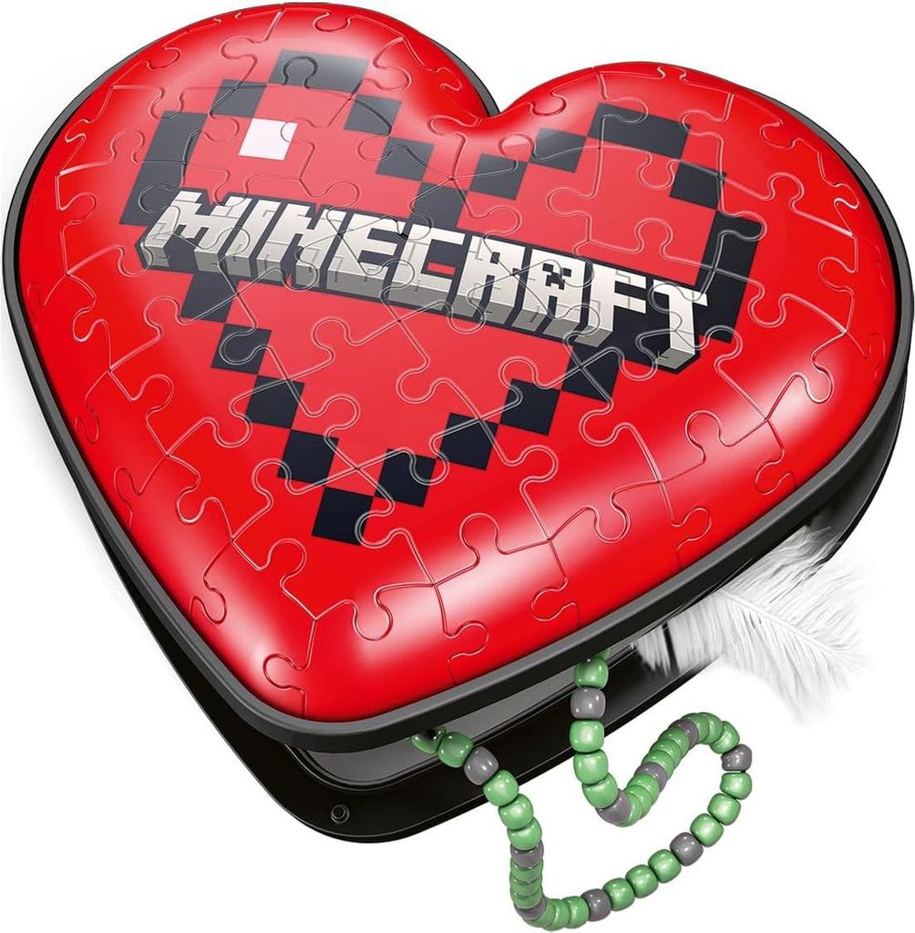 Ravensburger Puzzle 3D 54 pièces Coeur Minecraft 11285 Image du produit 