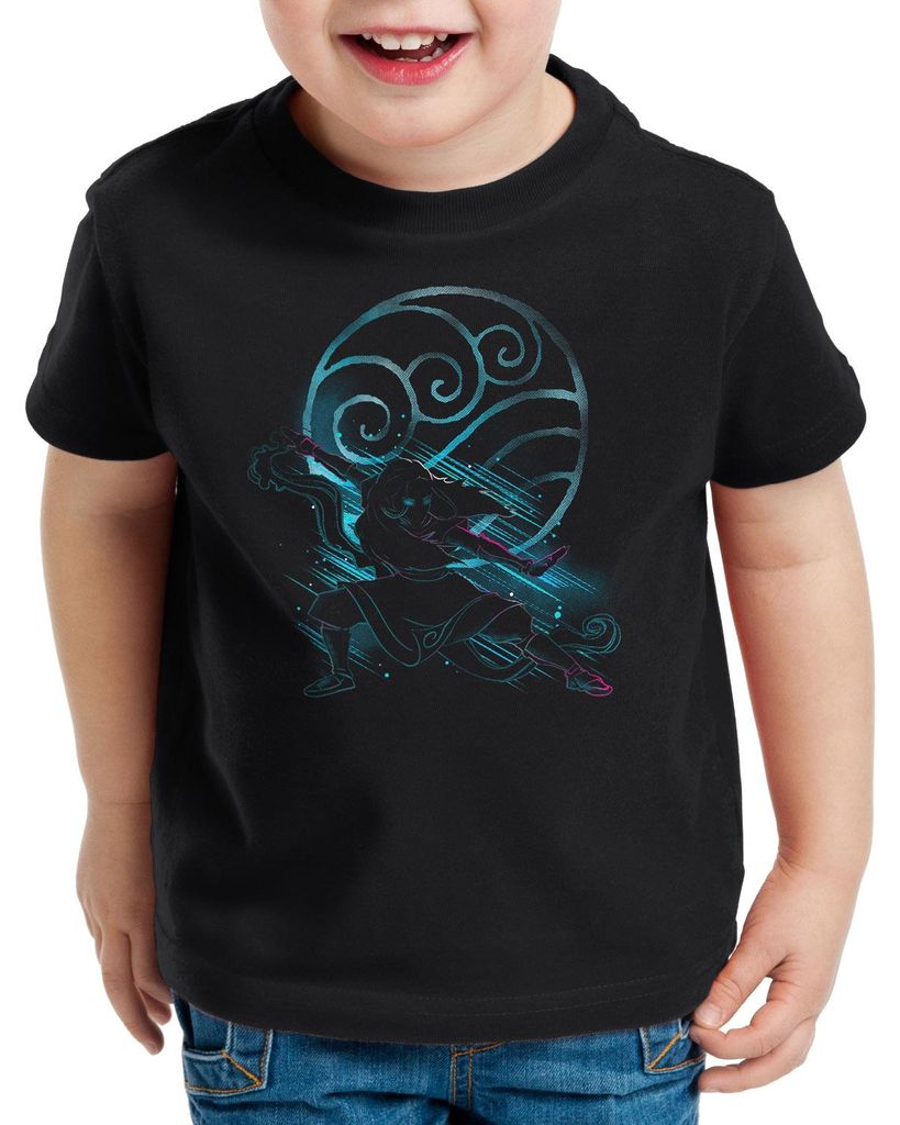 style3 The Water Bender T-Shirt für Kinder