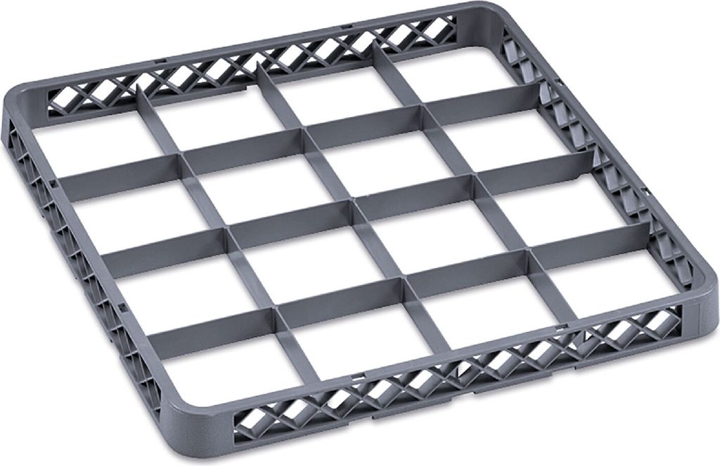Tassenkorb Spülmaschinenkorb Erweiterungselement mit 16 Einteilungen Gastro, Dish Rack 98