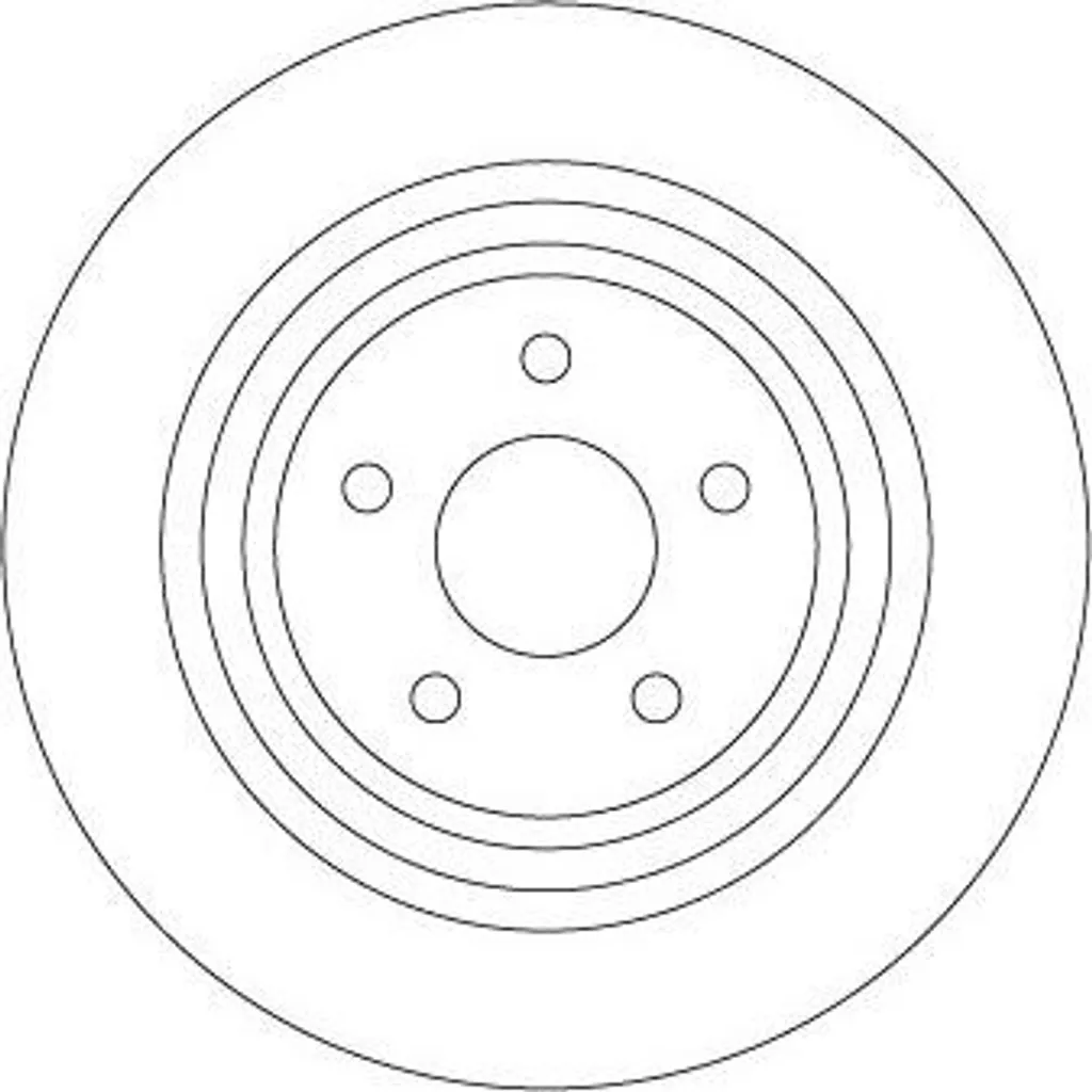 Paire de Disques de Frein Avant 316mm TRW DF6976 FORD Kuga II (DM2)