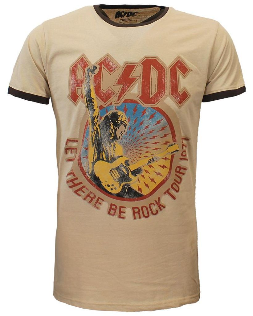 AC/DC Let There Be Rock Tour 1977 Ringer-T-Shirt - S