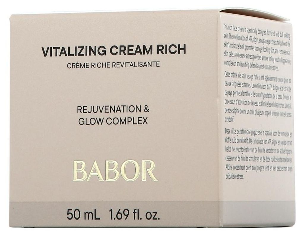 Babor Vitalizing Cream Rich 50ml Produktbild 
