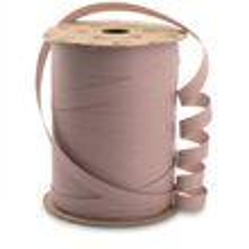 Geschenkband Ringelband 10mm x 250m mit Struktur Altrosa / Mauve matt