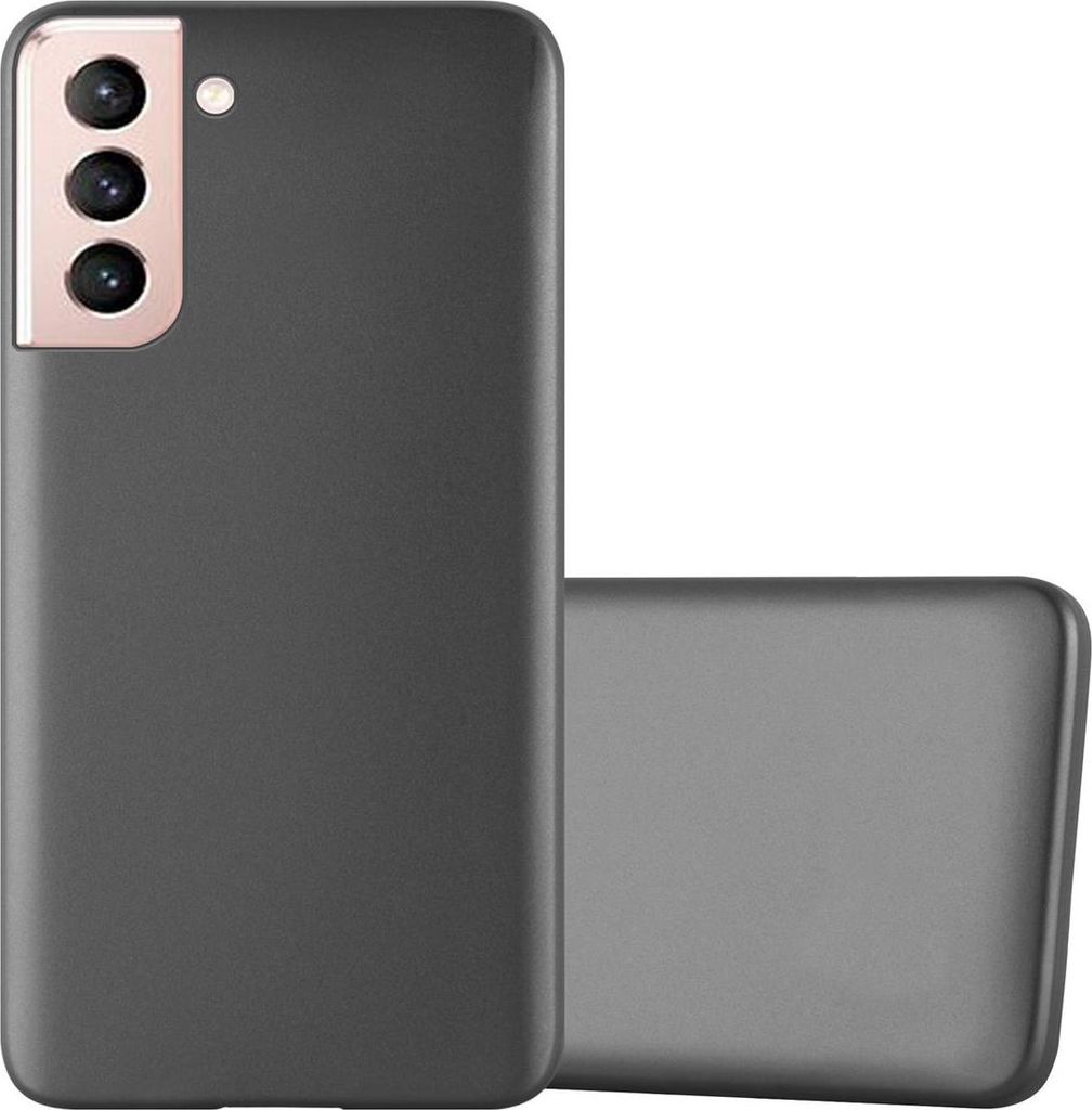 Cadorabo Schutzhülle für Samsung Galaxy S21 5G Hülle in Grau Handyhülle TPU Silikon Etui Cover Case