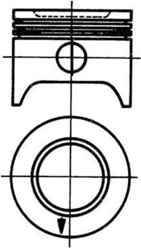 Piston de moteur thermique KOLBENSCHMIDT 92803601 pour votre Evasion