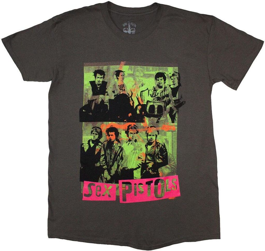 Pistols - T-Shirt für Herren/Damen Uni RO13378 (XXL) (Anthrazit)