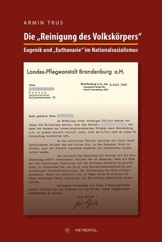 Die \Reinigung des Volkskörpers\""