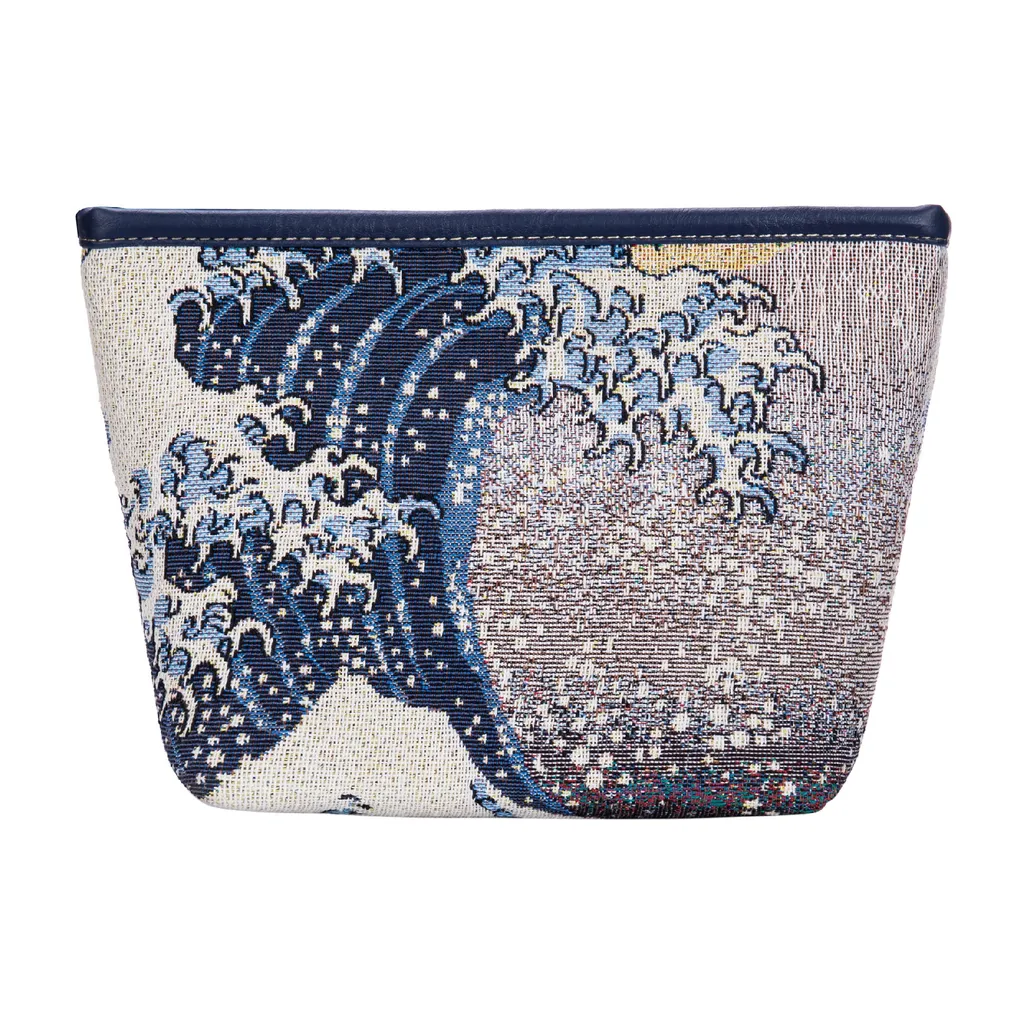 Goebel Katsushika Hokusai Die Welle - Kosmetiktasche in Tessuto Gobelin