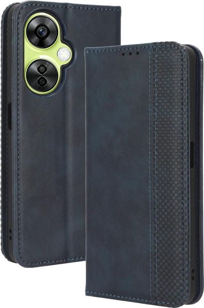 OnePlus Nord CE 3 Lite 5G Hülle - Coverup Vintage Style Klapphülle - Blau