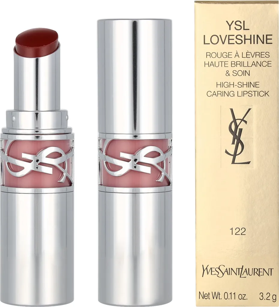Adieu Lèvres Sèches avec YSL Loveshine #122 Caramel Rouge à Lèvres Soin