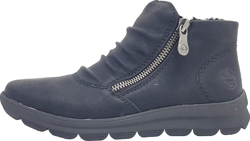 Rieker  Damenschuhe Stiefeletten Reißverschluss Schwarz Productafbeelding 
