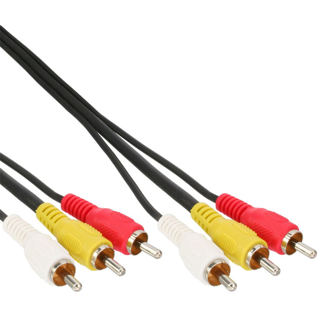 InLine Cinch Kabel, Audio/Video 3x Cinch, Stecker / Produktbild 