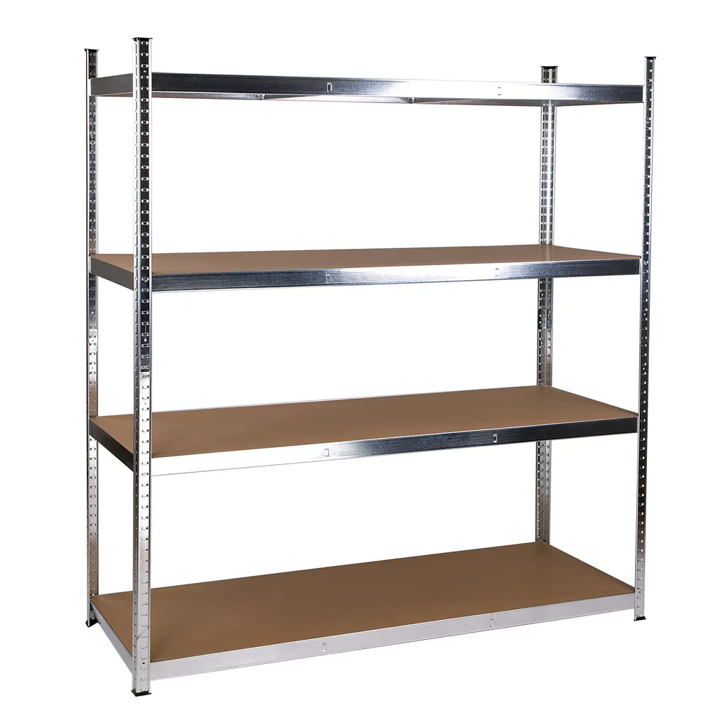 Rack sans vis 4P charge 250 kg dimensions 180x160x60 cm robuste