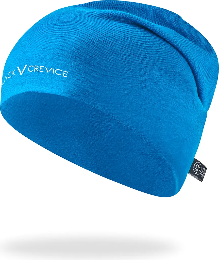 Berretto Merino Black Crevice Turchese | Cappello Invernale Unisex Sci