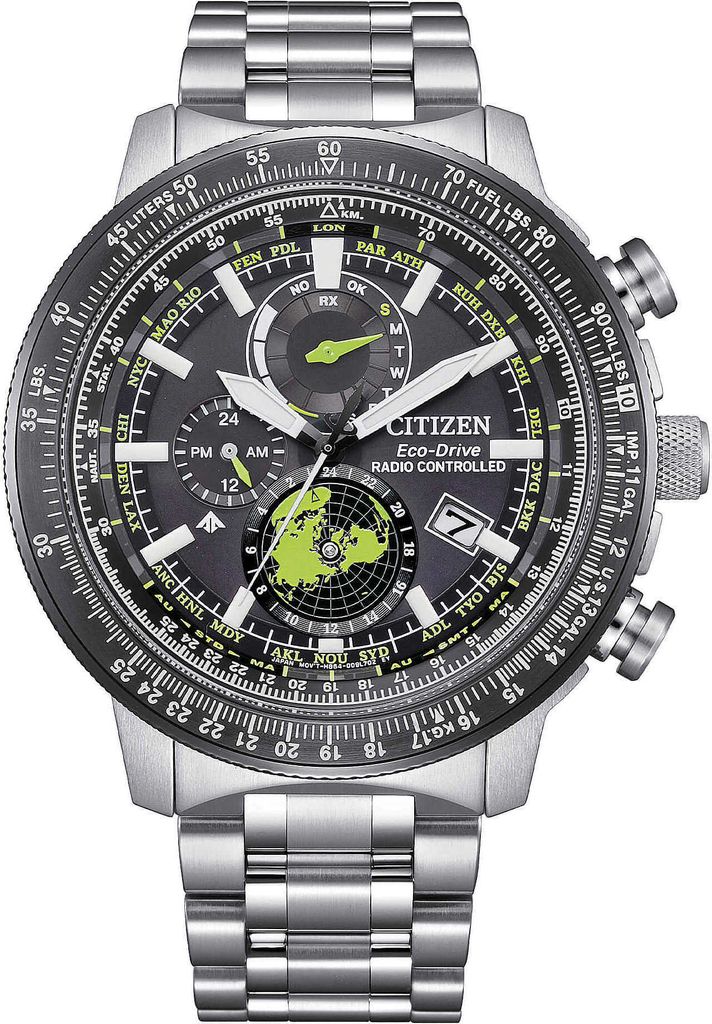 Chronographe Citizen Argent Avec Vis Collection Promaster - Image du produit 
