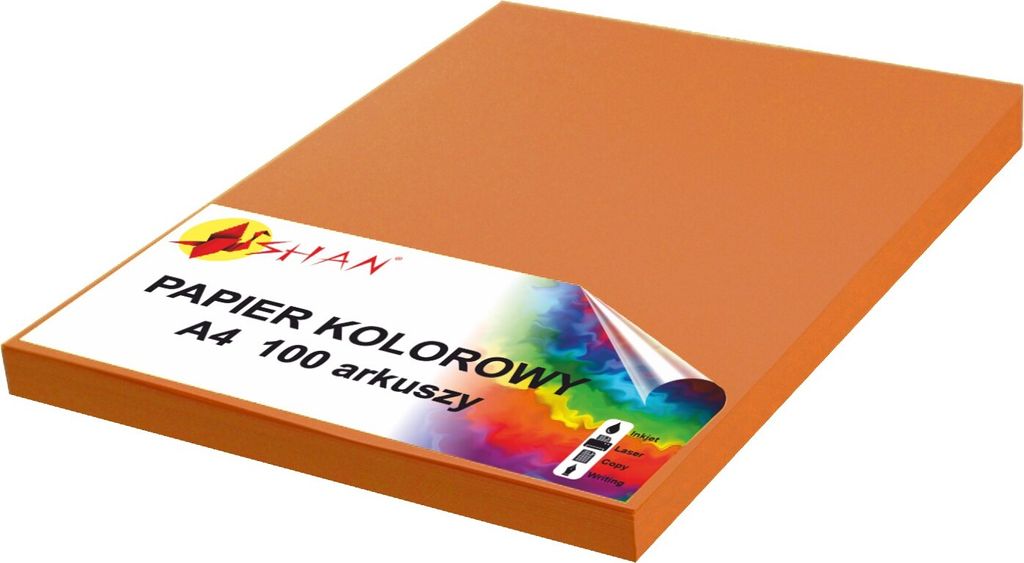 Farbpapier A4 120g orange 100 Blatt