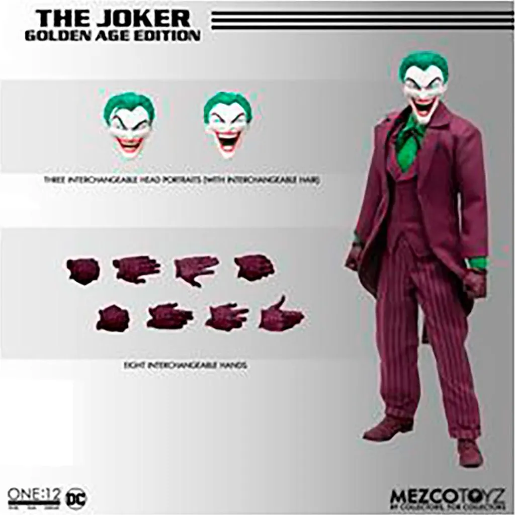 Figurine de Collection Joker pour Vitrine DC Comics Mezco One:12