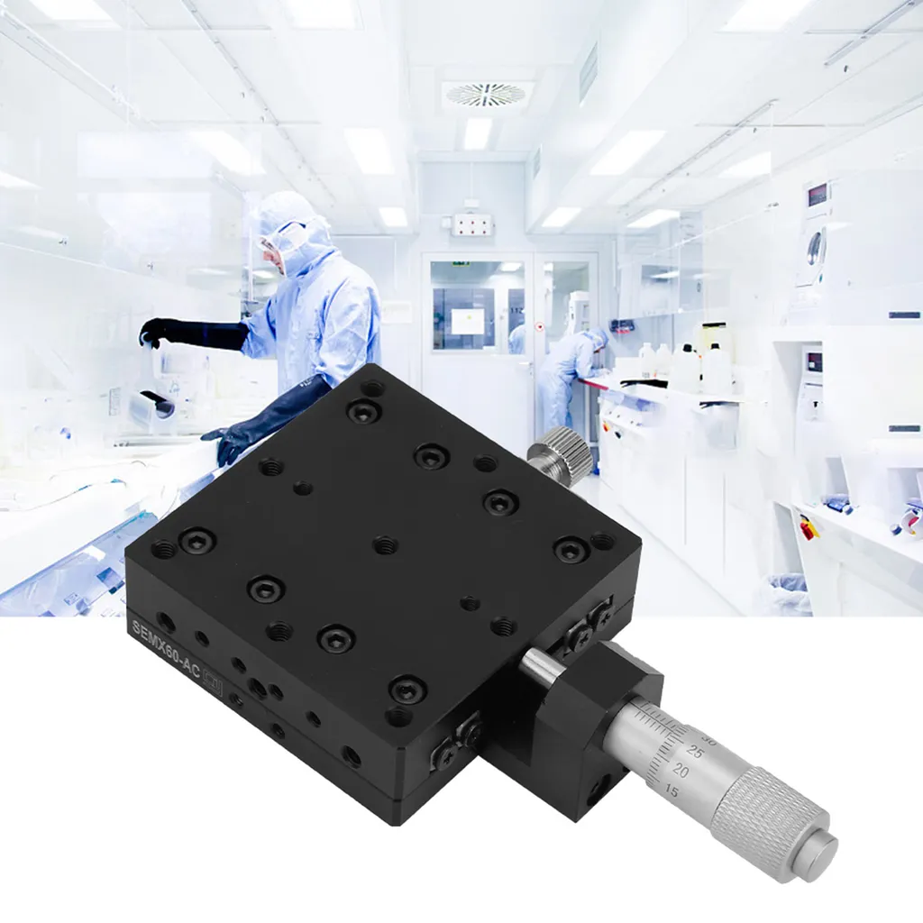 Support de Translation pour Optique Laser SEMX60-AC avec Ajustement Manuel X