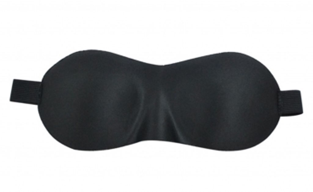 VCB Augenmaske Komfortable Schlafmaske für Ruhe Relax Reisen schwarz