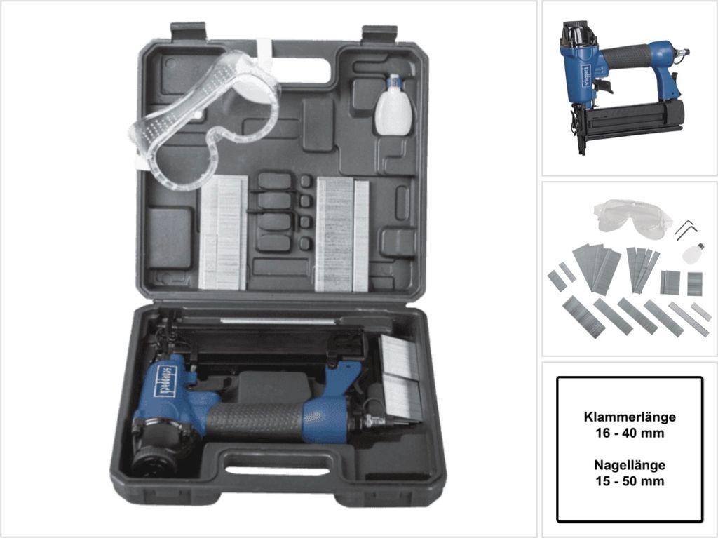 Scheppach Druckluft-Nagelpistole Scheppach (7906100715) Obrázok produktu 