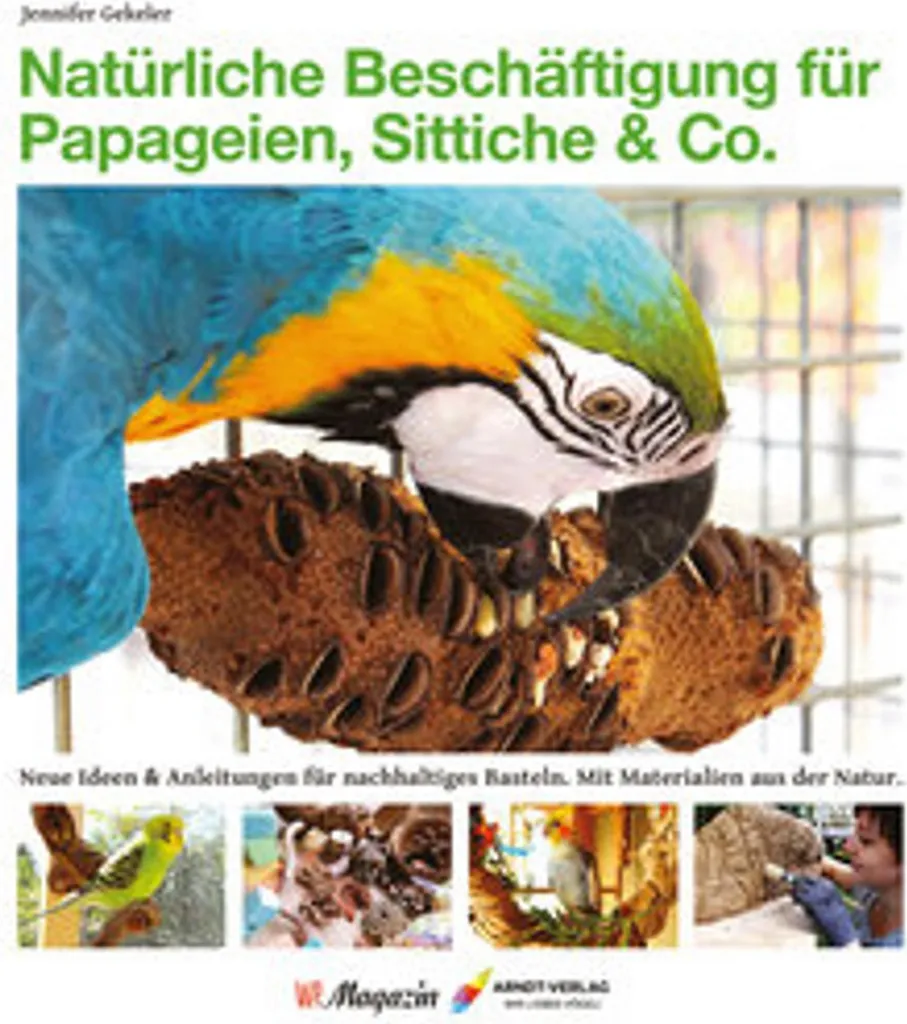 Accessoires de foraging naturels pour perroquets, perruches & Co.