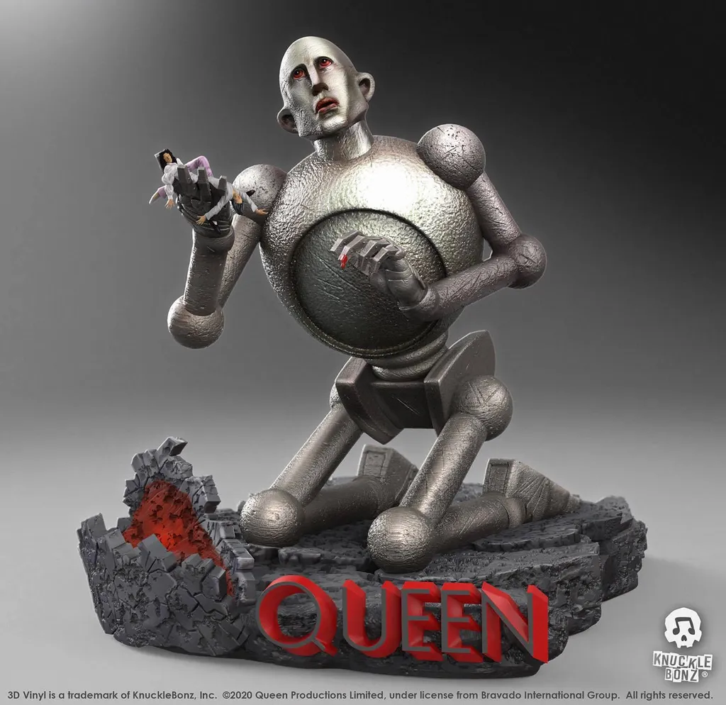 Statue Queen Robot News of the World en vinyle 3D - Figurine 24 cm