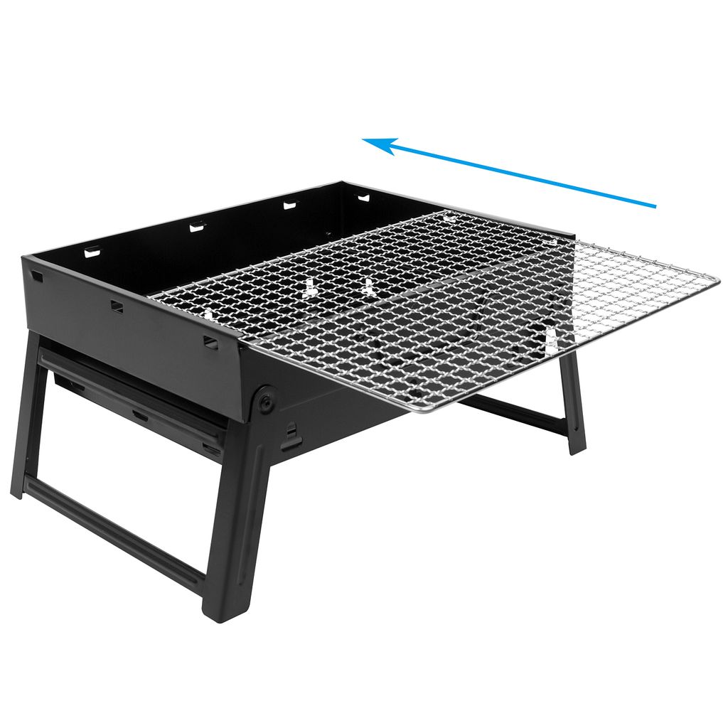 SunJas Holzkohlegrill CA-04 Reisegrill Tischgrill Produktbild 4